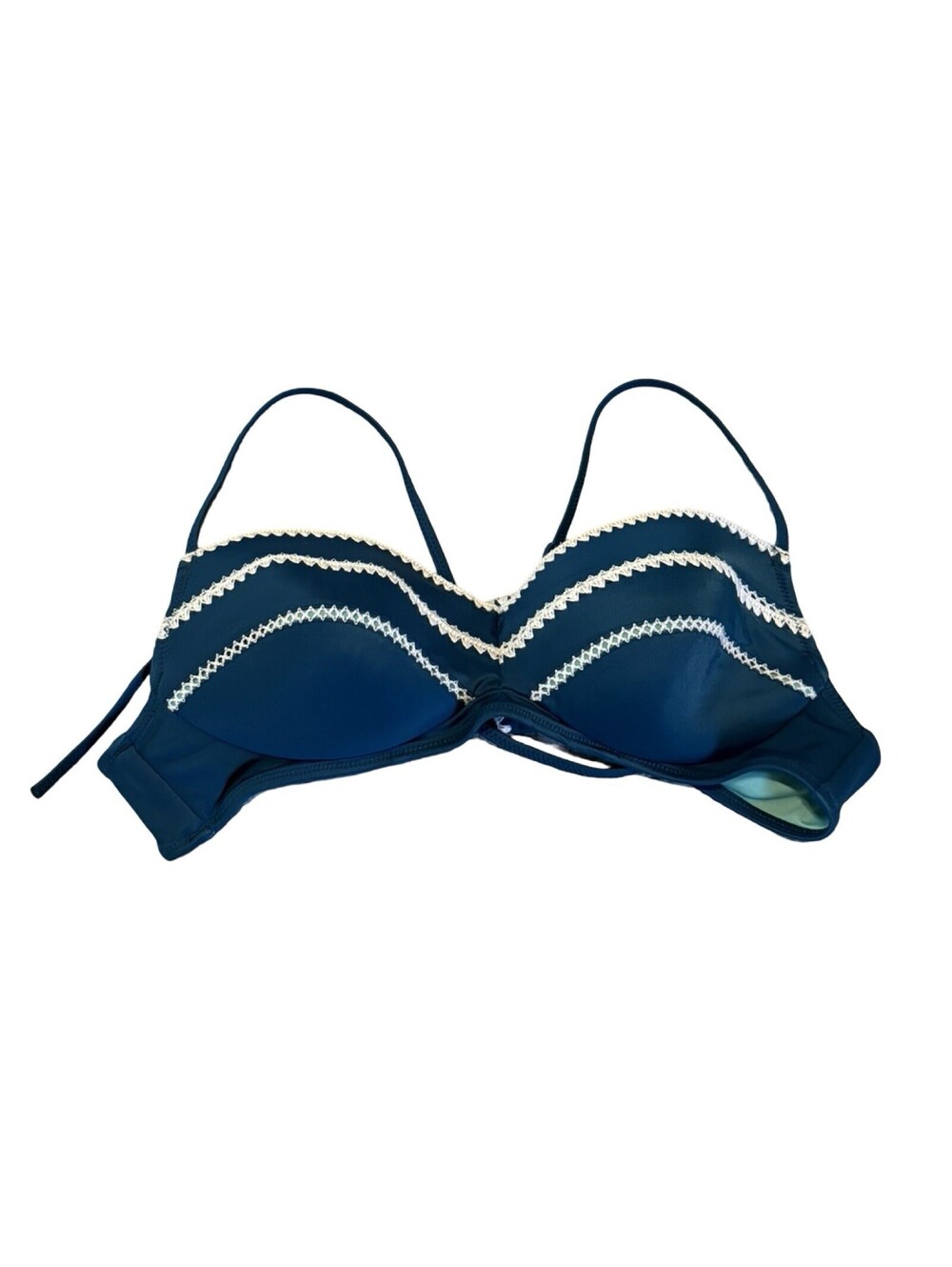 Shade & Shore Women's Swimwear Bikini Top 36B Dark Teal Padded